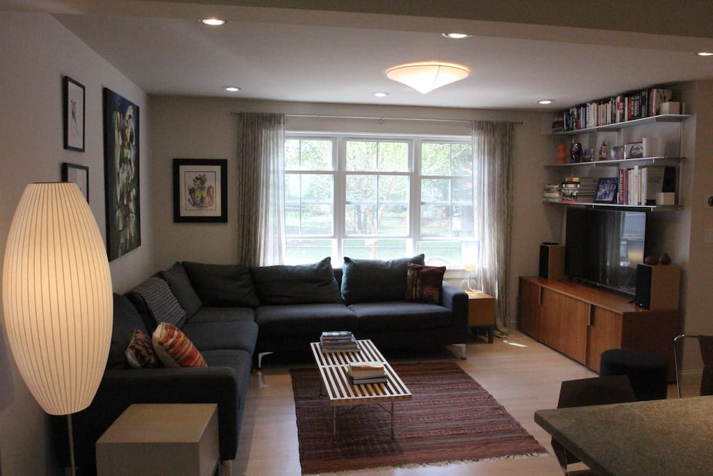 Open plan living room