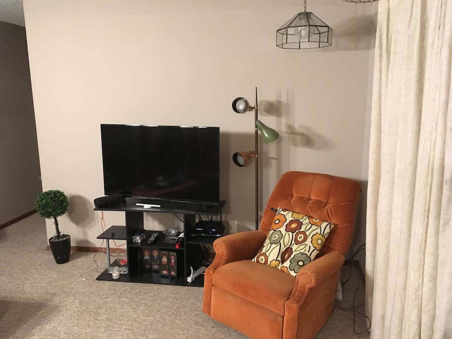 feel free to hang out in the living room