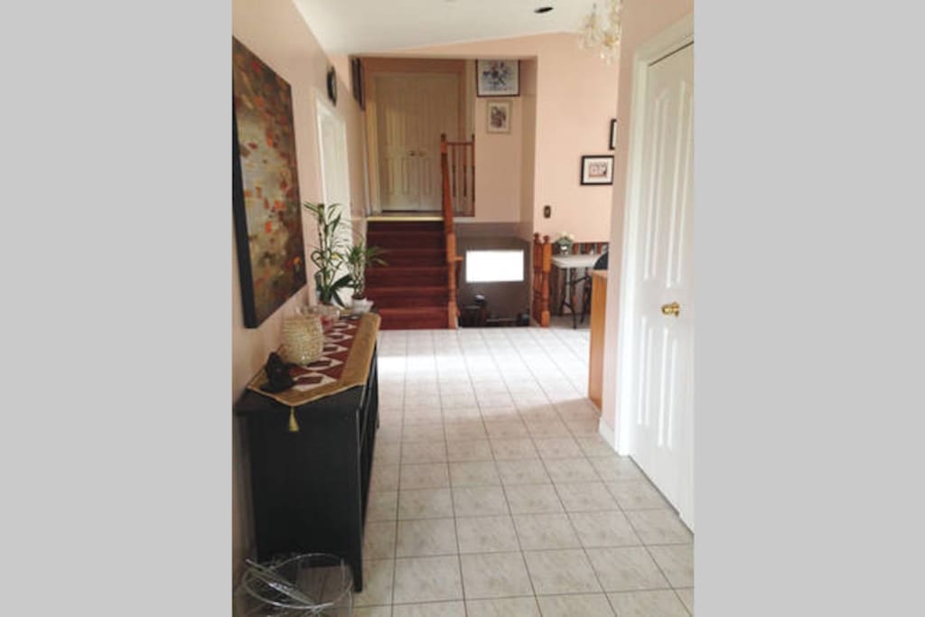 Hallway, spacious open concept
