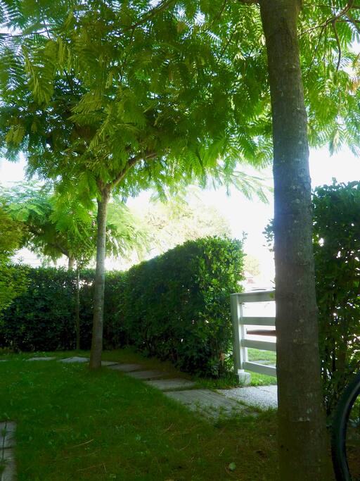 l'ingresso al giardino