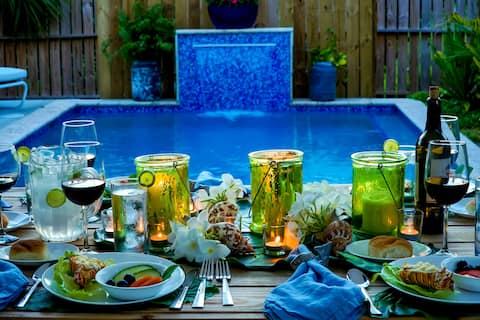 Sanctuary Cottage, Pool Paradise Near Beach