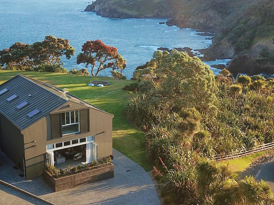 Te Wharf on the private peninsula with incredible ocean views