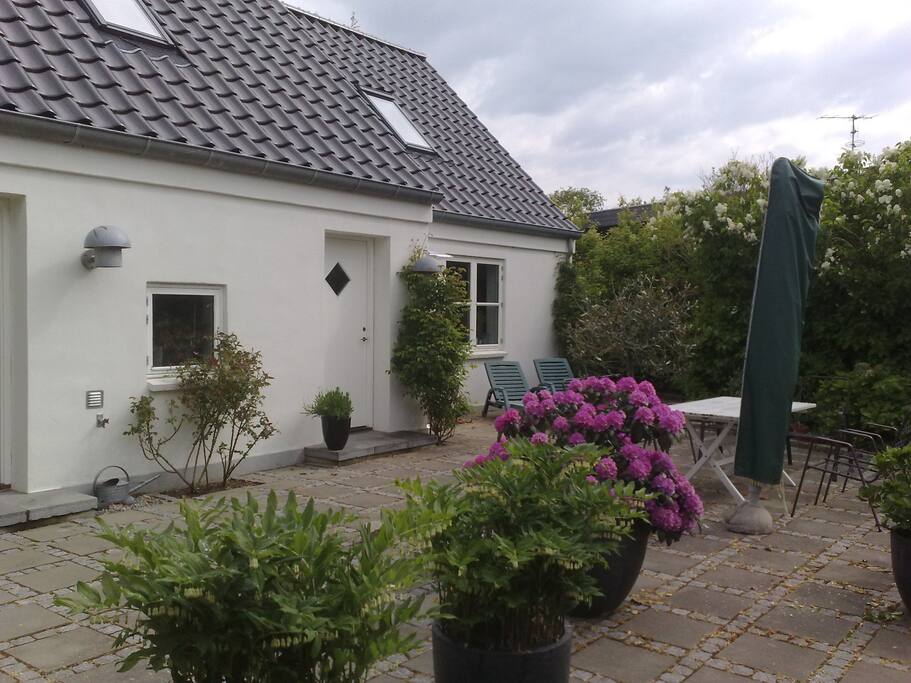 Entrance to the B&B area, last door