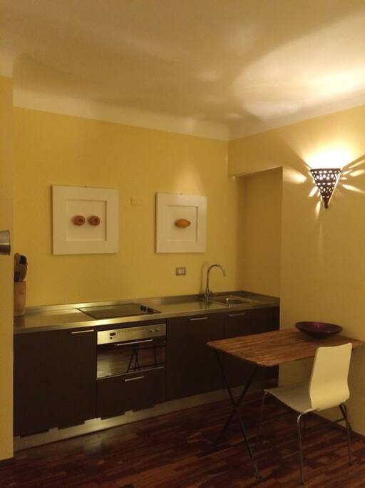 View on the kitchen - fully equipped