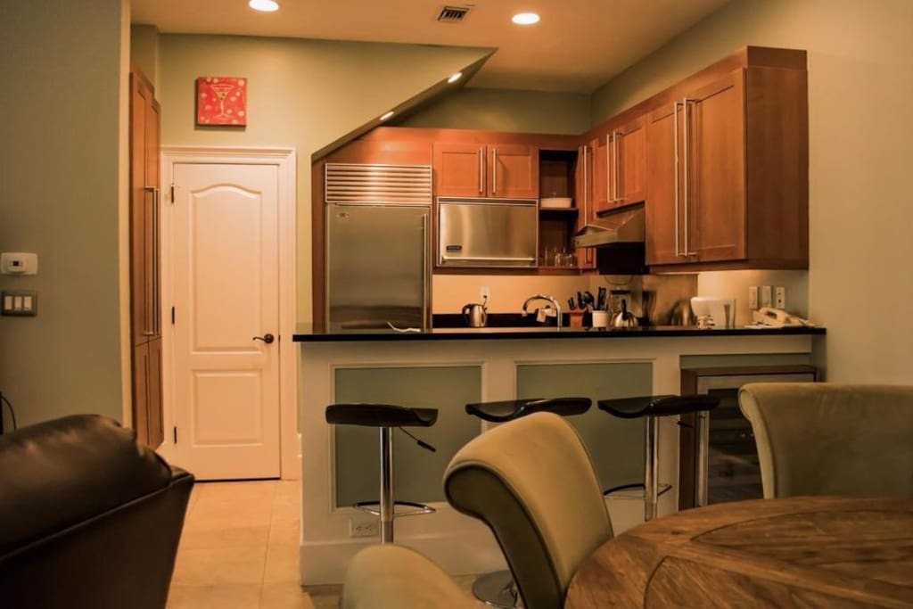 Kitchen with Subzero and Viking Appliances