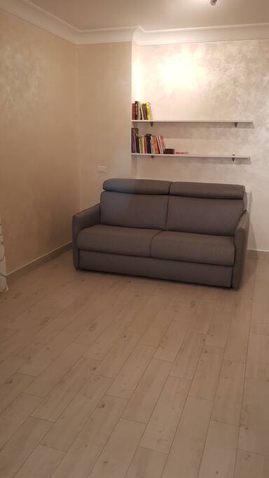 Divano letto 2 pax con materasso alto 18 cm