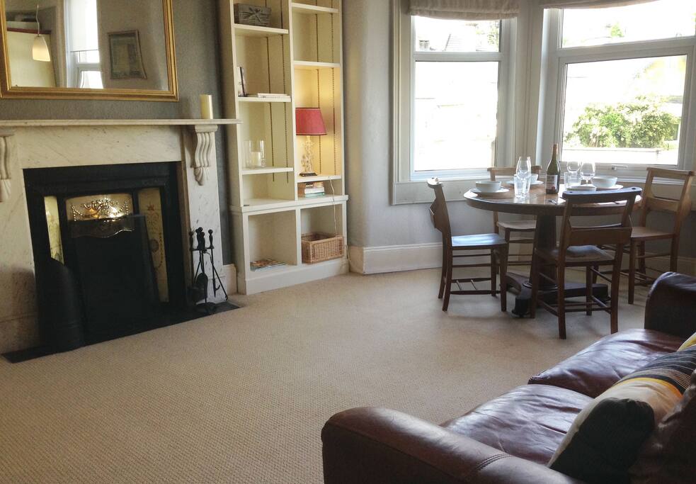 Lounge looking toward dining area