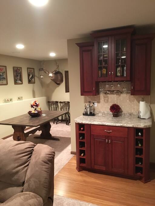 Basement with Wet Bar