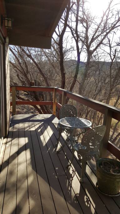 Private Entrance to Deck & Rooms