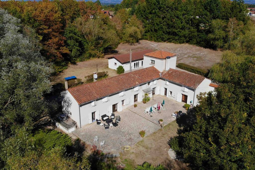 Terrasse vue du ciel