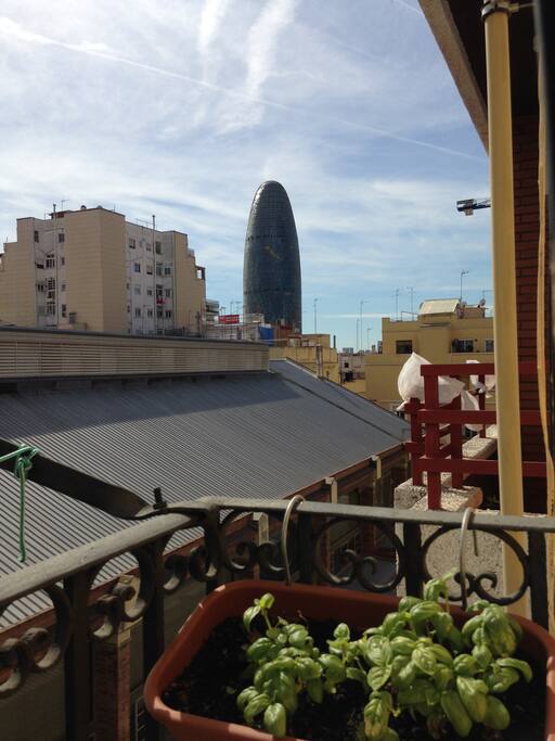 Same view by day