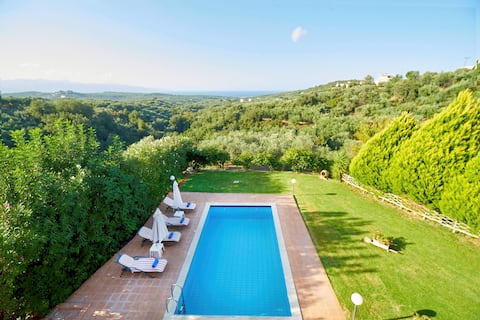 Private pool★Stone villa ★ Sea View