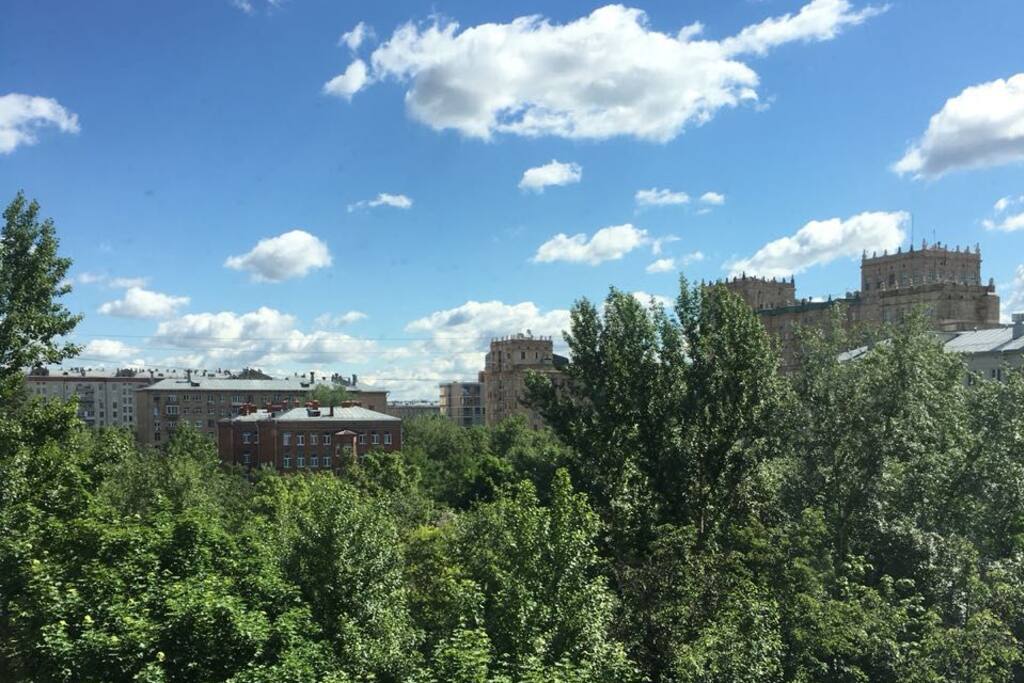 View from the bedroom window.