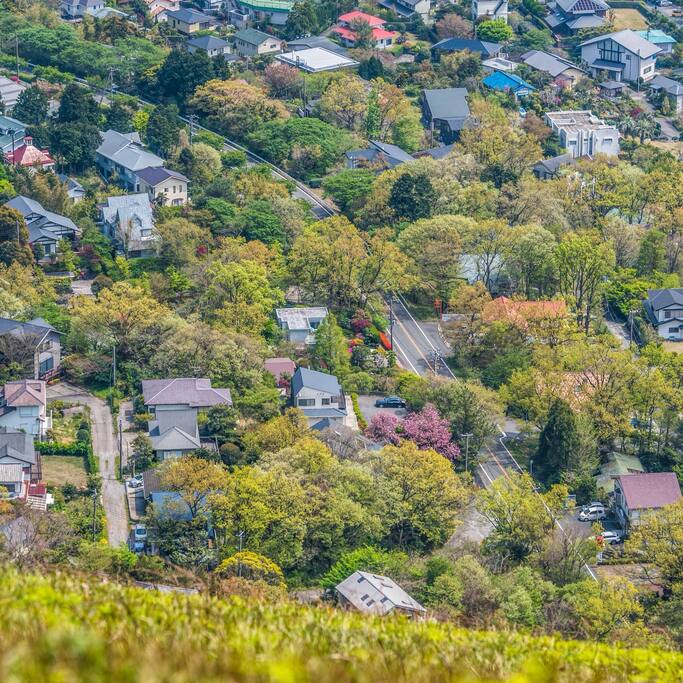 大室山 伊豆高原观景台 伊豆旅游攻略 尽在airbnb爱彼迎