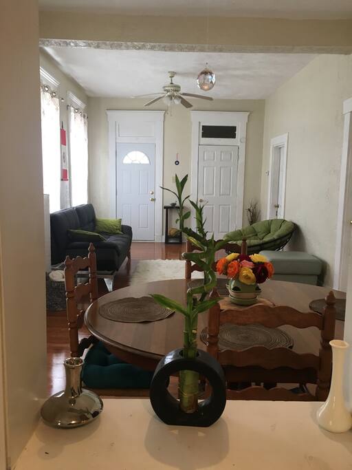 View from the kitchen sink