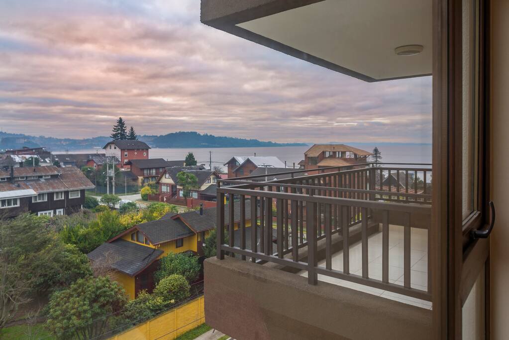 Terraza vista desde dormitorio principal