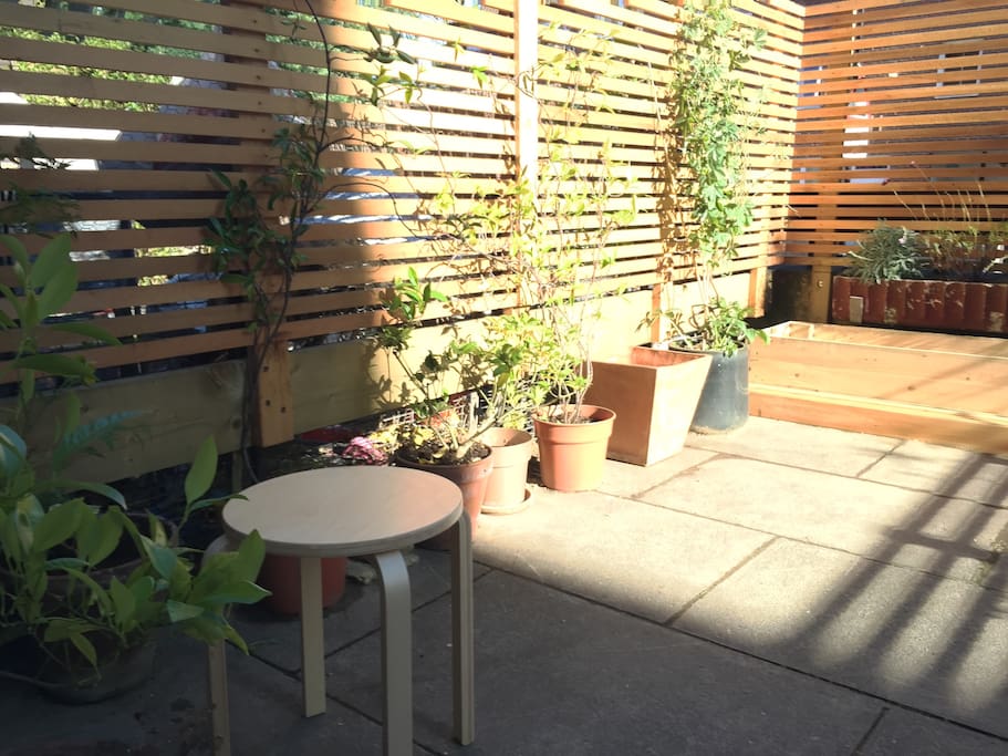 Garden patio