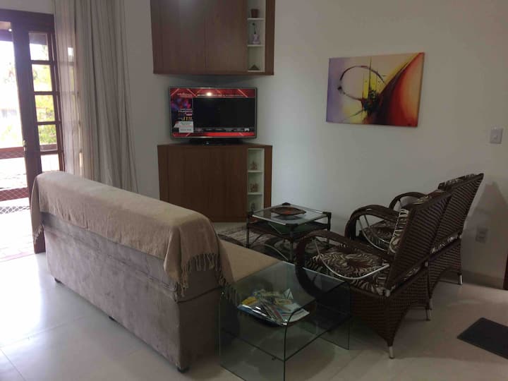 Apartamento Em Condomínio A 300 M Praia Taperapuã - Porto Seguro