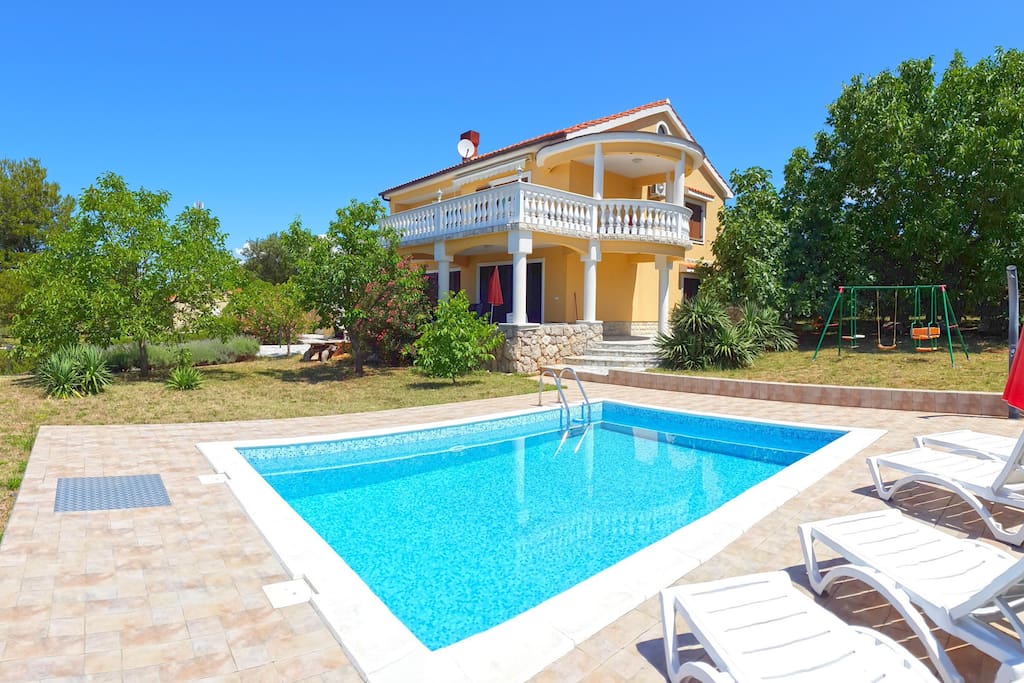 External view on property with pool