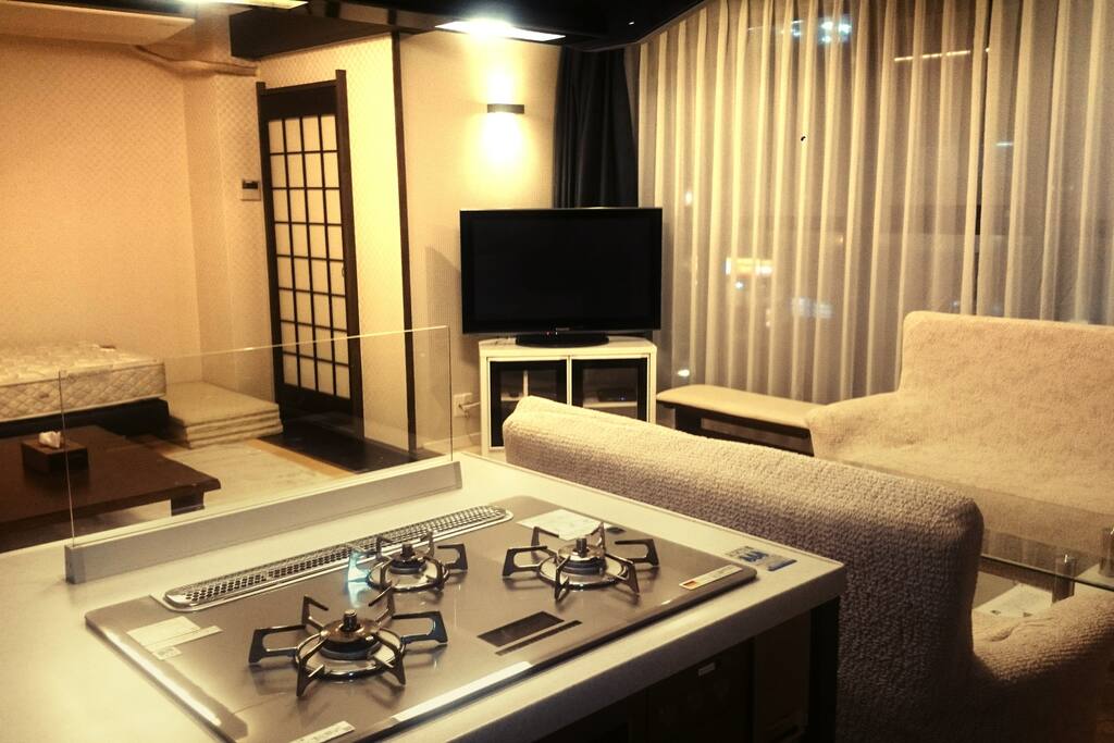 Island kitchen · TV & DVD satellite TV