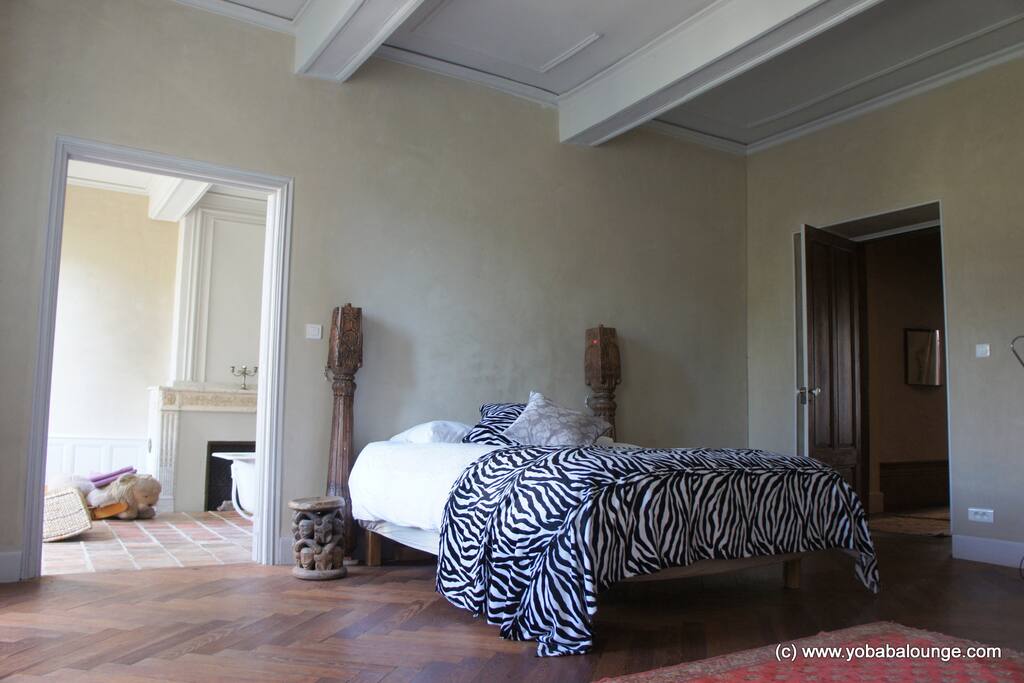 Stunning Claire's Suite on first floor, overlooking the walled garden.