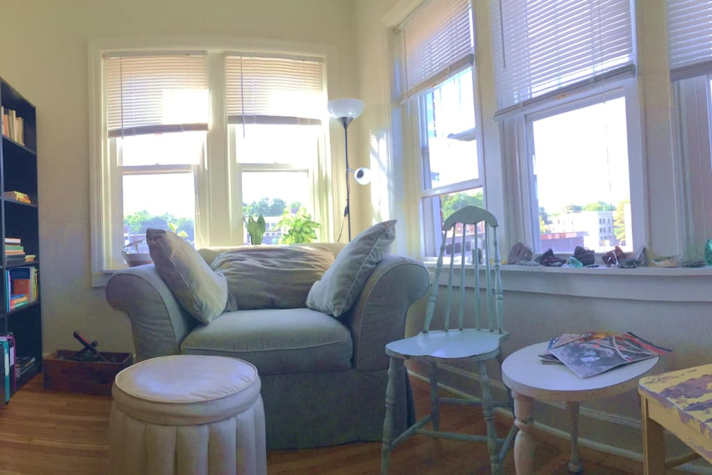 Sun-room for reading or coffee