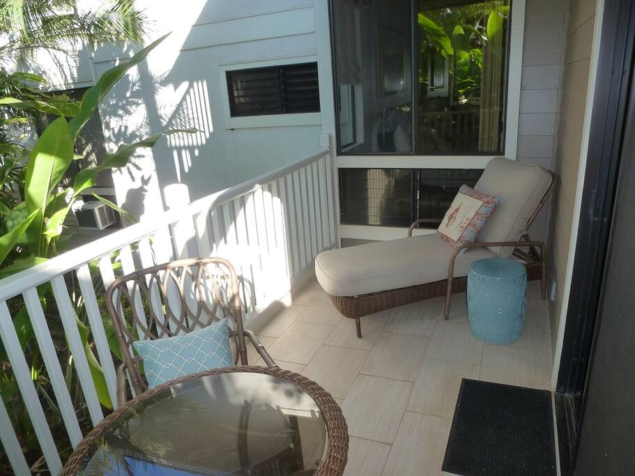Master bedroom patio