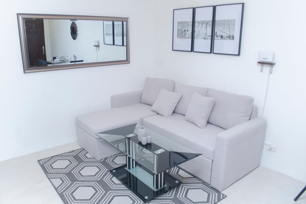 Living room, coffee table, sofa
