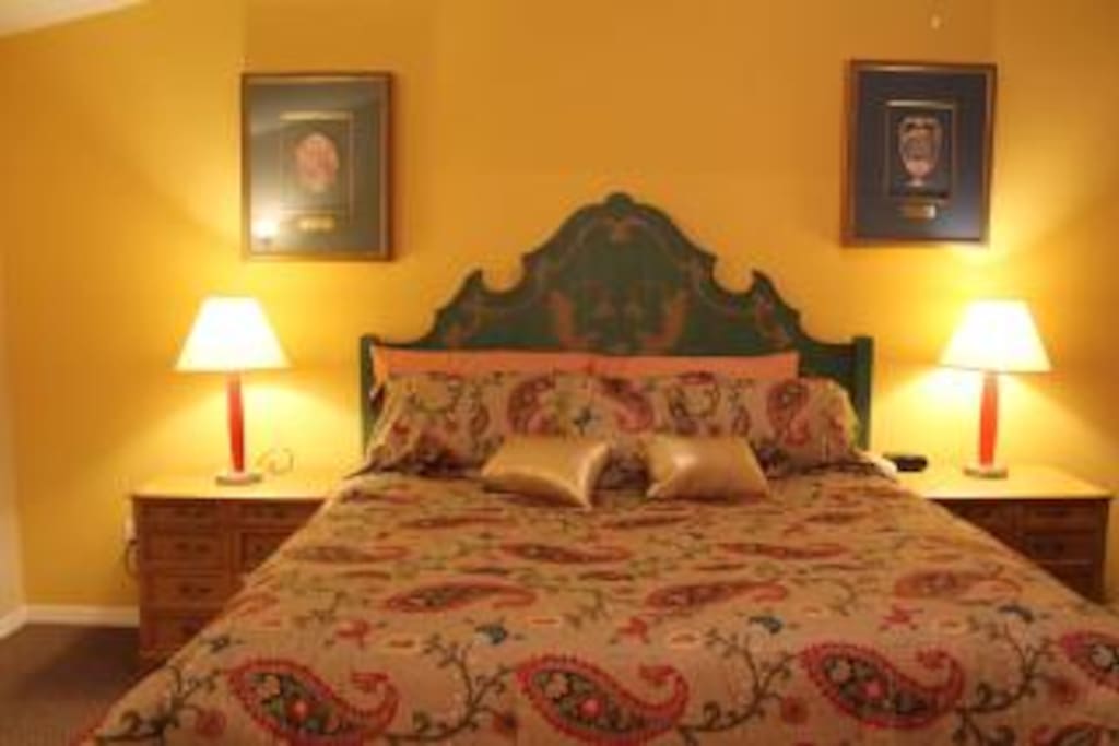 king bed