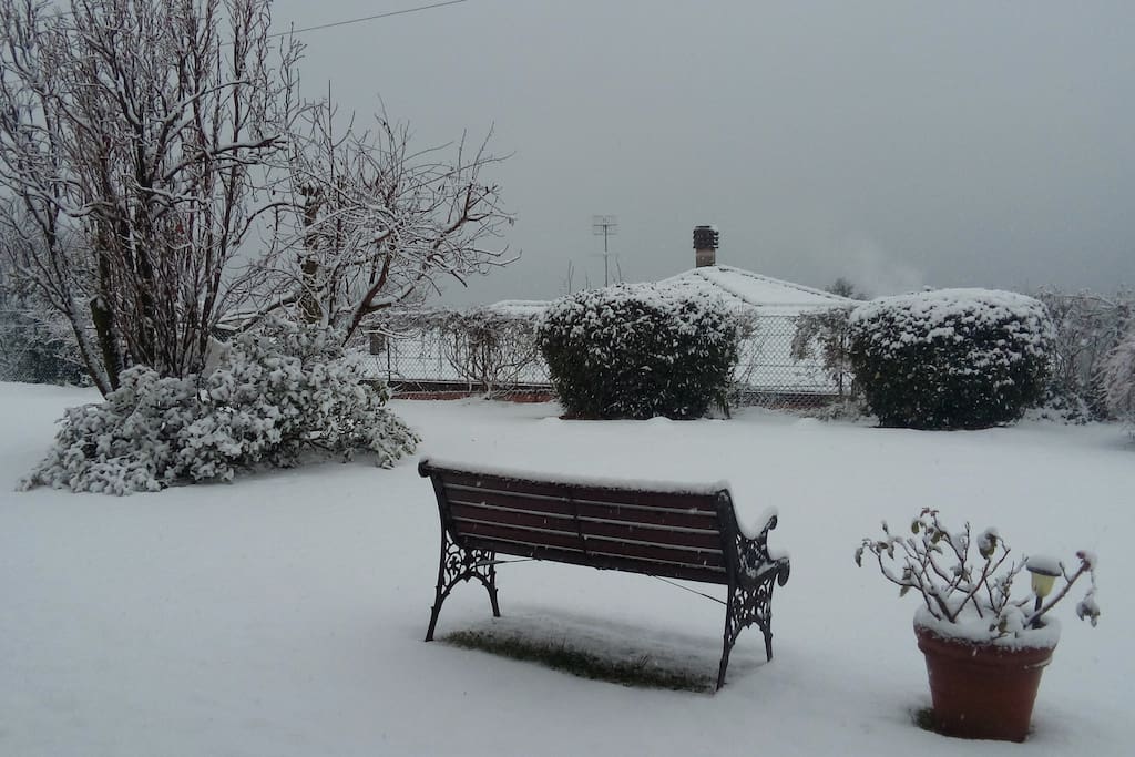 la magia della neve!!!!!
silenzio assoluto.