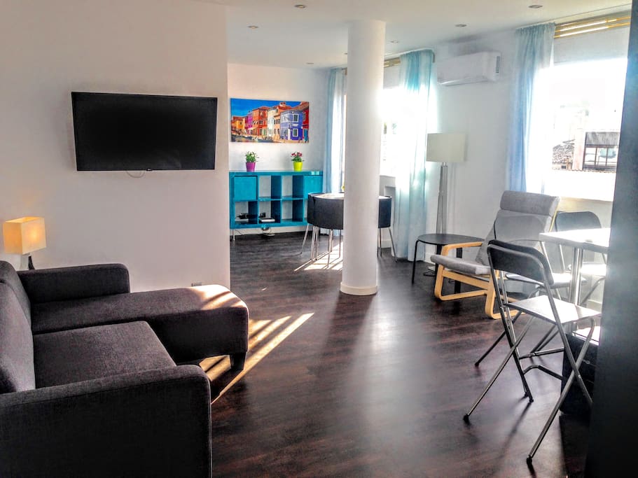 TV area in the living room