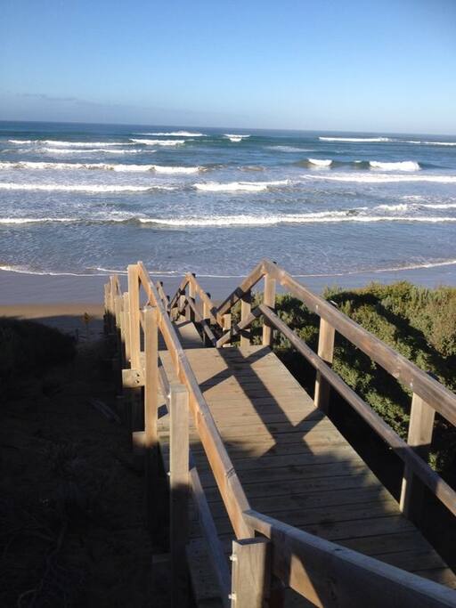 Steps to beach