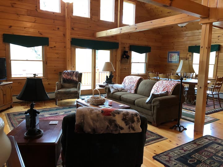 Beautiful Log Home - Hike And Ski White Mountains - Franconia, NH