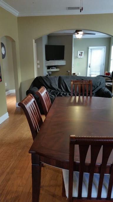 Dinning Area (view into Living Room)