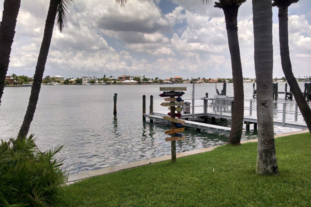 View of Boat dock from patio