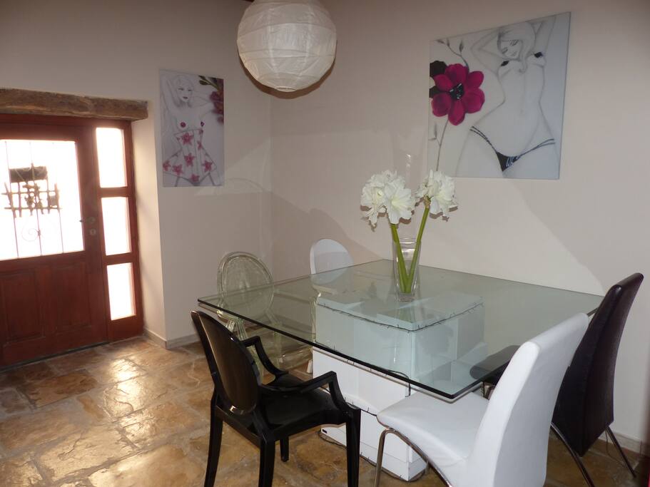 Main entrance to the property leading straight into the dining room.