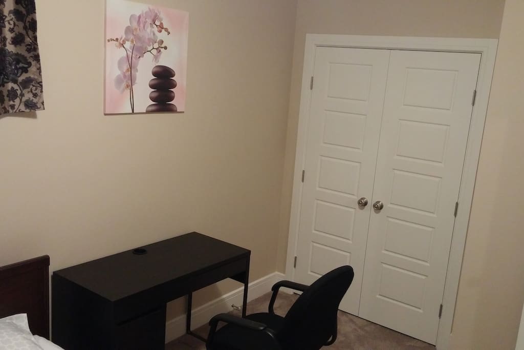 Room 1 (Study Desk/Chair and Spacious Closet)