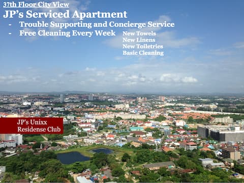 JP) UNIXX #3736 SERVICED [37FL COZY 1BD] APARTMENT