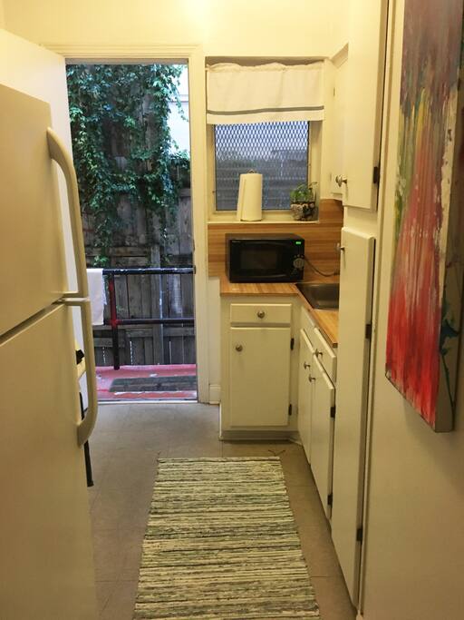 Fully stocked kitchen