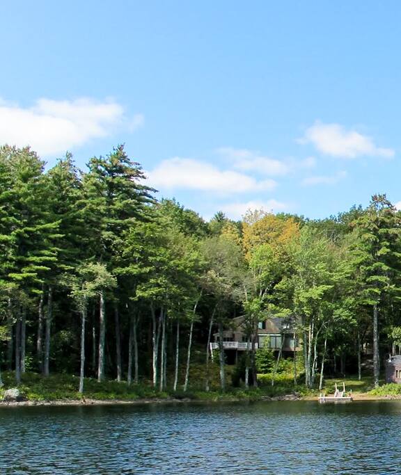 Lakeview of house