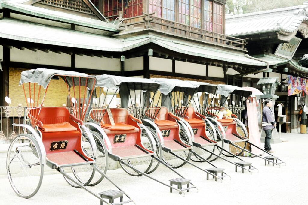 You can also sightsee around by rickshaw.
