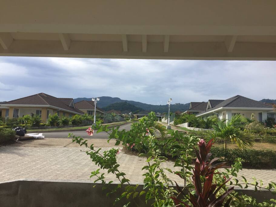 Enjoy the mountain view as well.