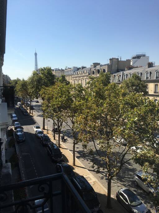 Vue du balcon / view from the balcony