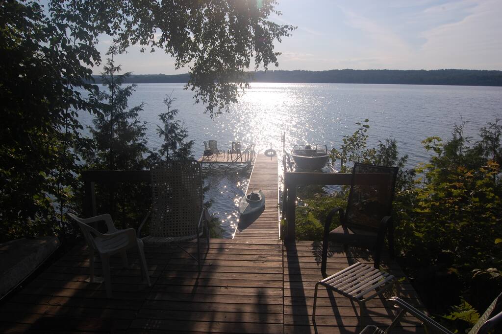 Dock and deck area