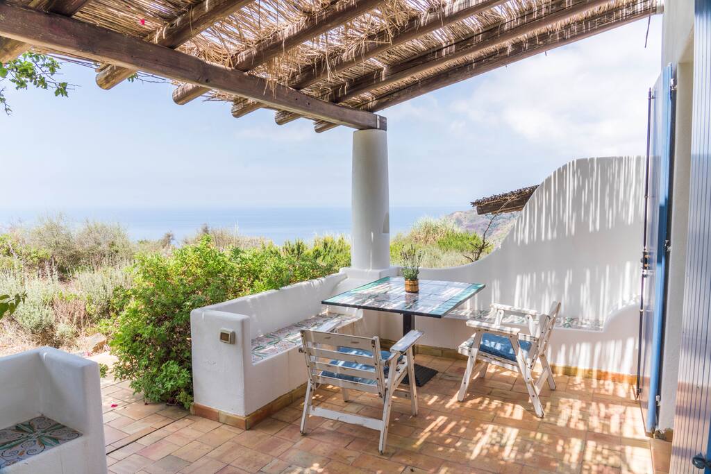 Private outdoor patio