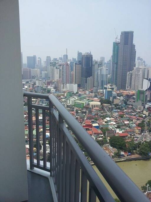 Balcony and city view