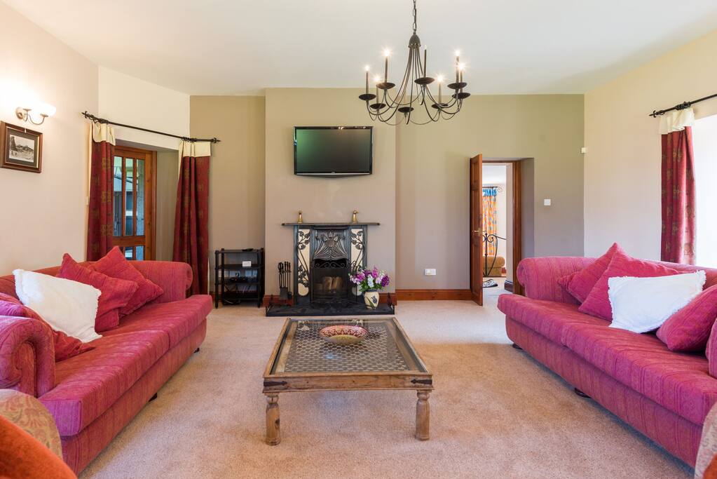 Spacious front room for family gatherings