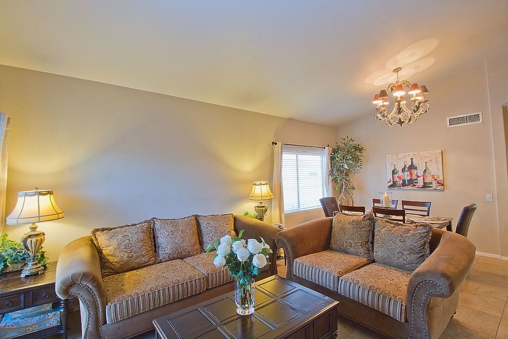 Formal living room and dining room area will greet you upon entrance to this beautiful home.