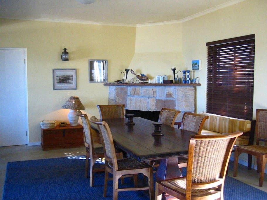 Open-plan dining room