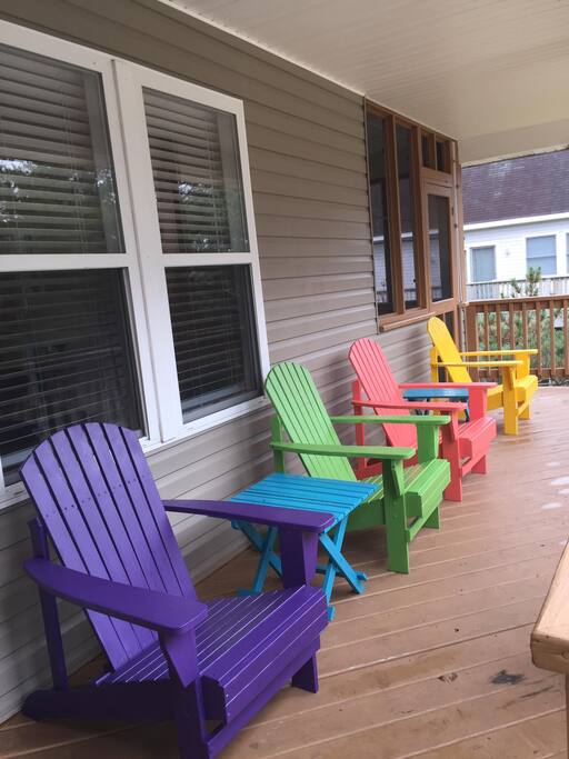front porch. great place to check out the stars on a clear night.